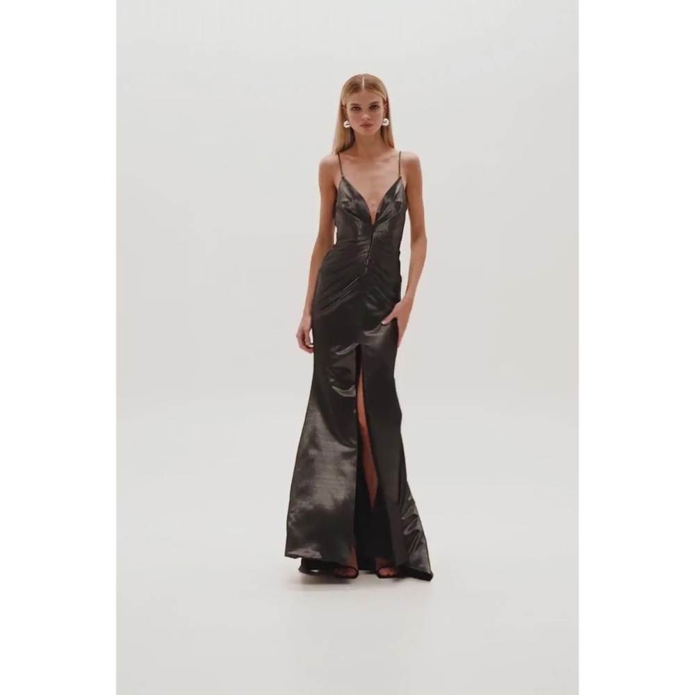 Milla Smoky Fitted Evening Dress Size M